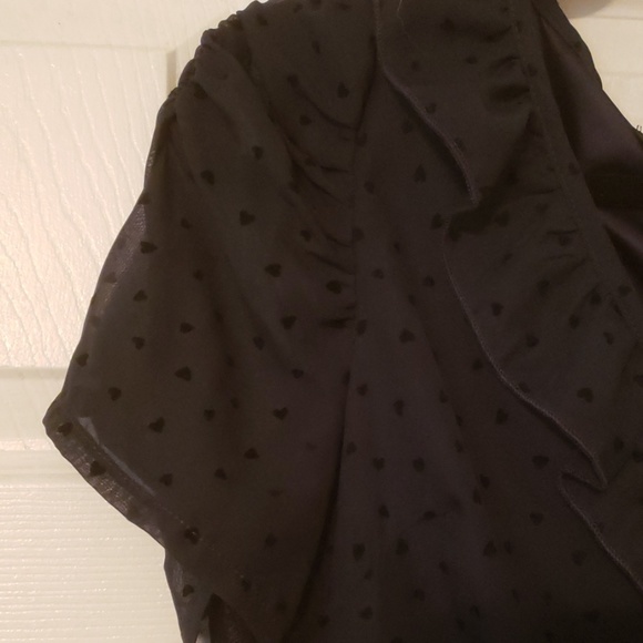 Navy ruffle dress - Picture 3 of 3